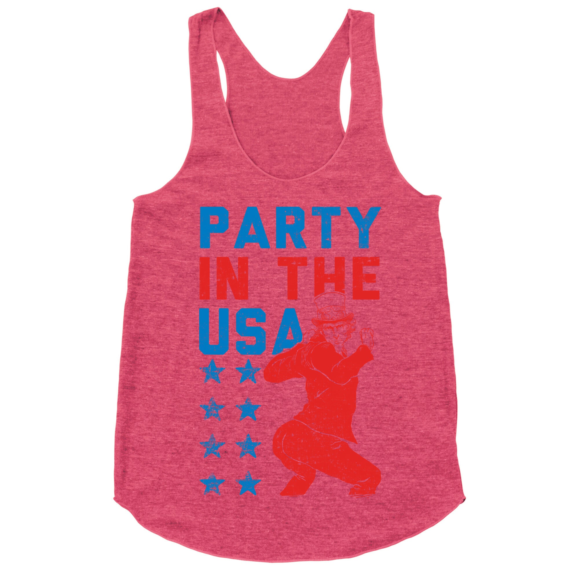 Party In The USA Uncle Sam Racerback Tank